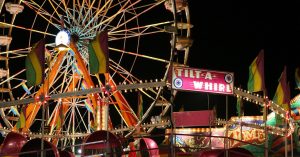 The ferris wheel at the Dane County Fair.
