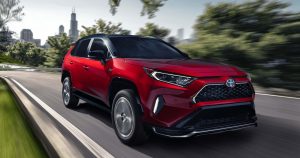 The upcoming 2021 Toyota RAV4 Prime.