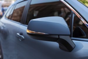 Corolla Cross side mirror with blinker.