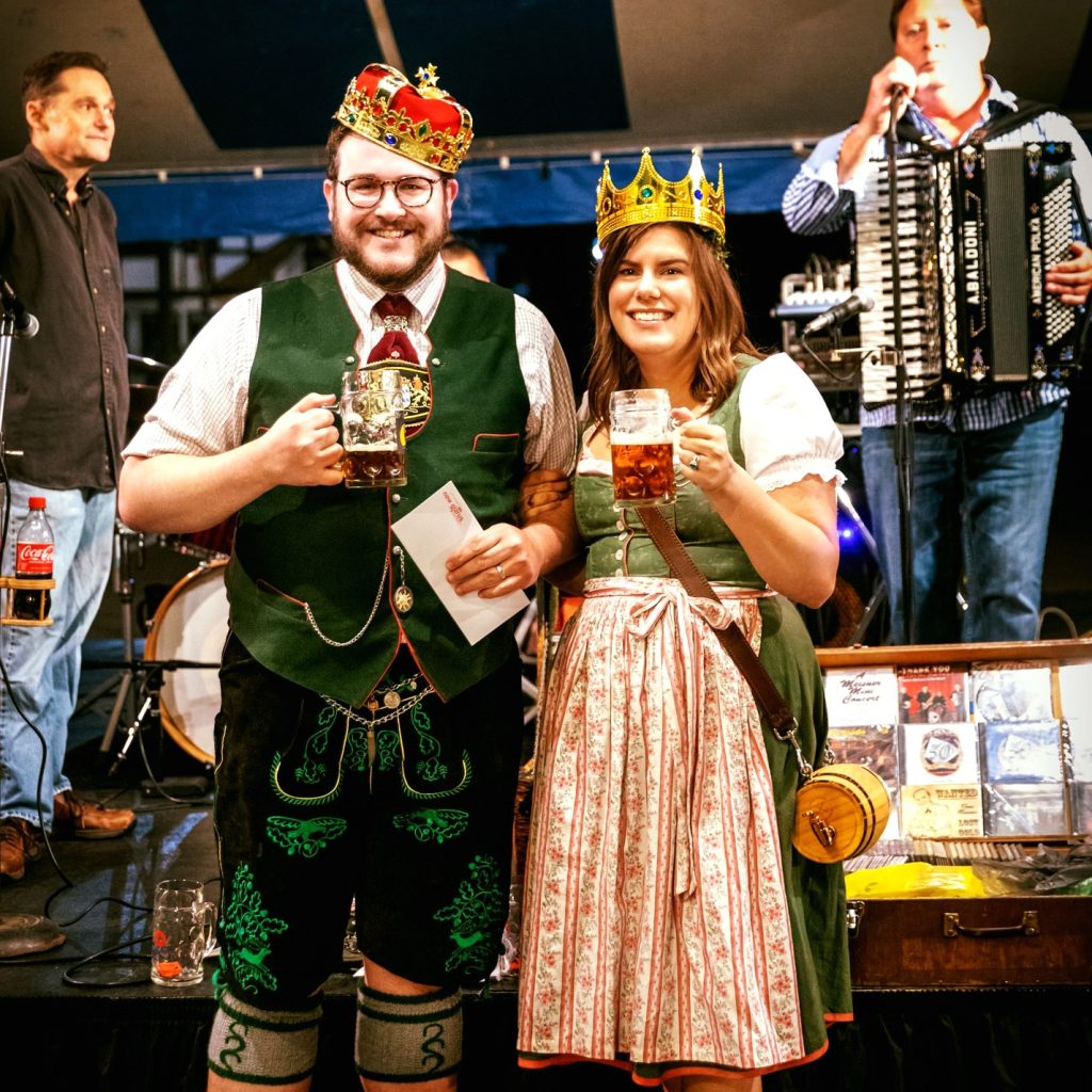 King and Queen at New Glarus Wisconsin Oktoberfest