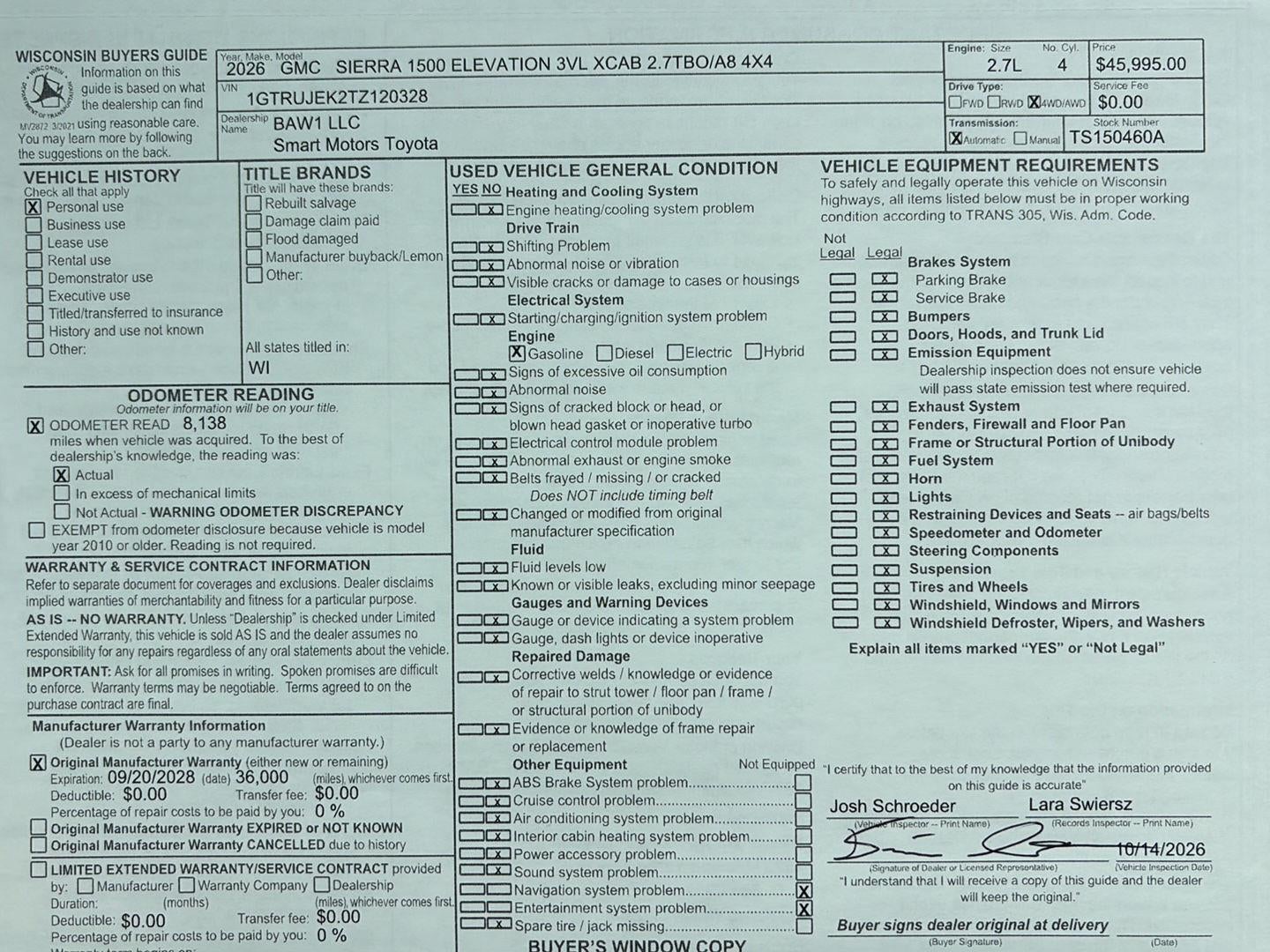 2026 GMC Sierra 1500 Elevation