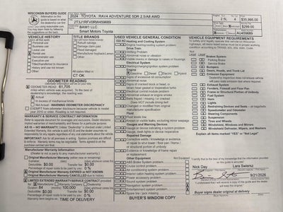 2024 Toyota Rav4 Adventure