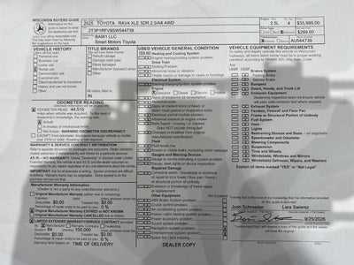 2025 Toyota Rav4 XLE
