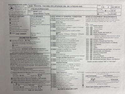 2024 Toyota Tacoma SR5