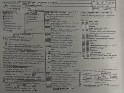 2006 Toyota Avalon XLS