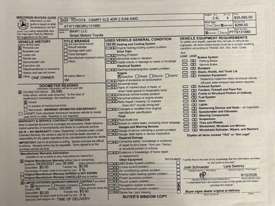 2024 Toyota Camry XLE