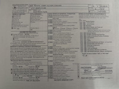 2023 Toyota Camry XLE