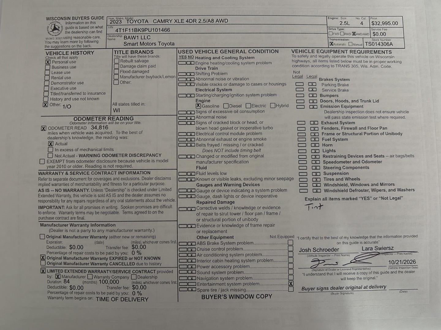 2023 Toyota Camry XLE