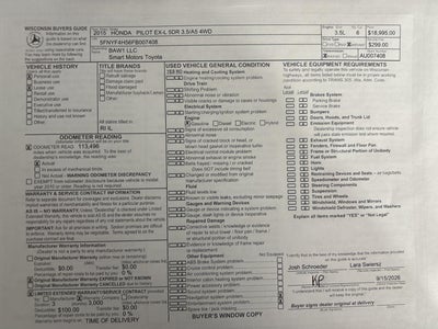 2015 Honda Pilot 4WD 4dr EX-L