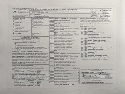 2024 Toyota Grand Highlander XLE