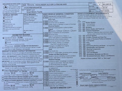 2024 Toyota Highlander XLE