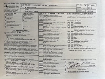 2025 Toyota Highlander XLE