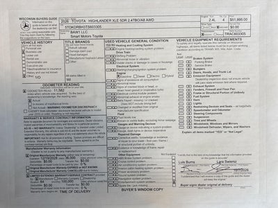 2026 Toyota Highlander XSE