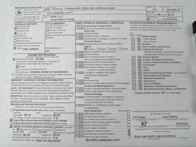2024 Toyota Tundra SR5