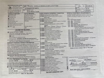 2024 Toyota Corolla LE