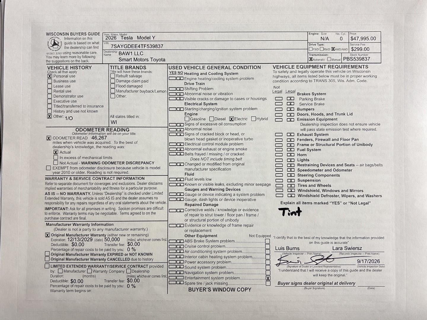 2026 Tesla Model Y AWD