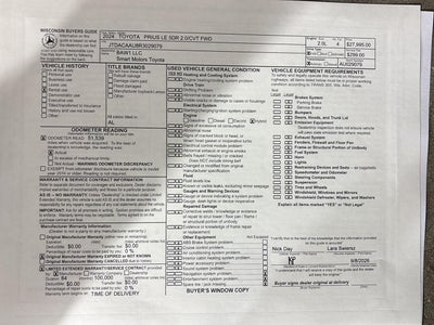 2024 Toyota Prius LE (Natl)