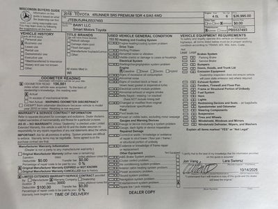 2018 Toyota 4Runner SR5 Premium