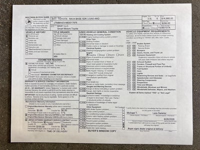 2011 Toyota Rav4 4WD 4dr V6 5-Spd AT (Natl)