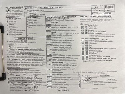 2015 Toyota RAV4 Limited