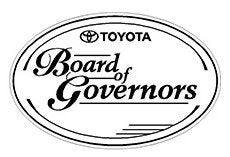 Toyota Board of Governors Seal