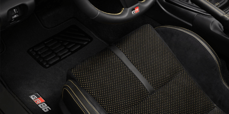 Yuzu Yellow 2026 Toyota GR86 seats