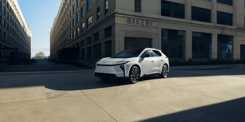 white 2026 Toyota bZ