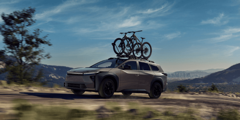 gray 2026 Toyota bZ Woodland