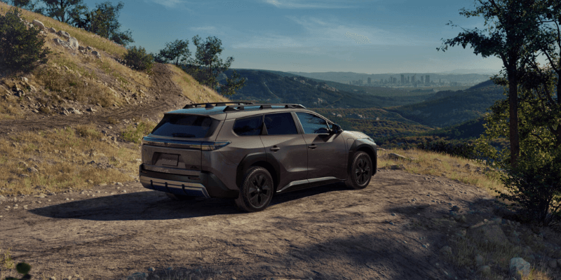 gray 2026 Toyota bZ Woodland