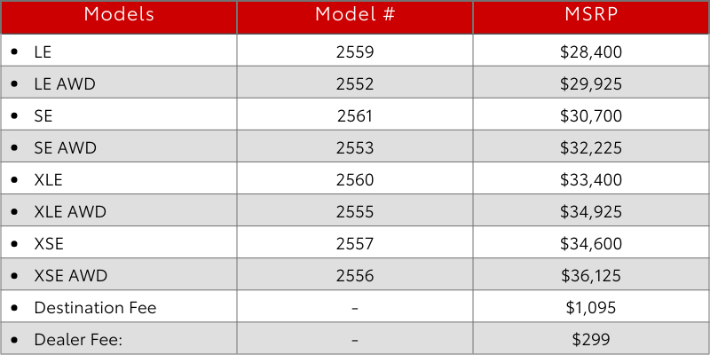 2025 Camry YouTube Video