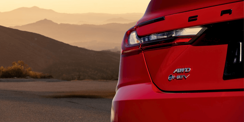 red 2026 Toyota Camry rear