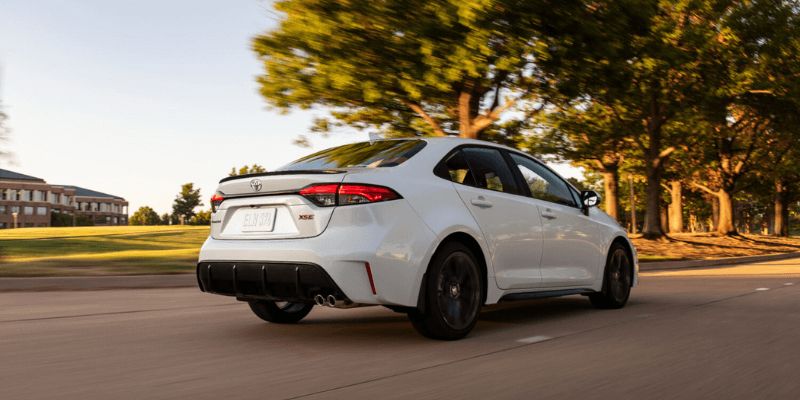 White 2026 gas-powered Toyota Corolla