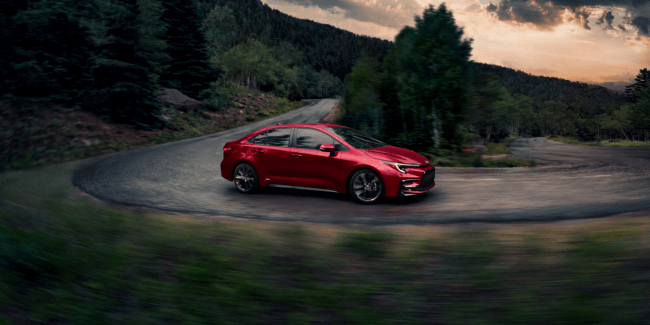 Supersonic Red 2026 Toyota Corolla Hybrid
