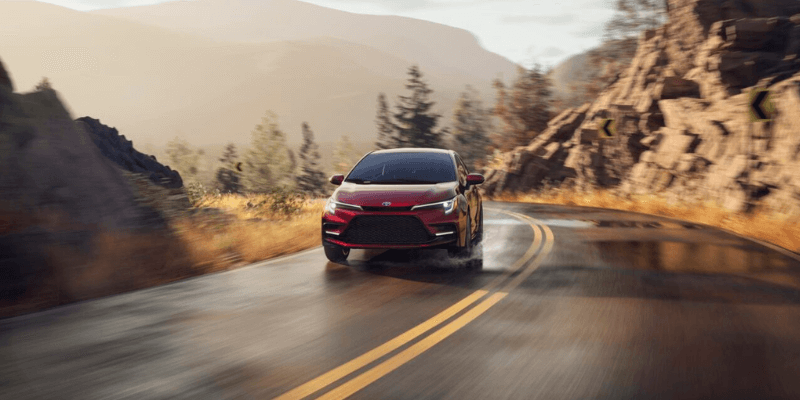 Supersonic Red 2026 Toyota Corolla Hybrid