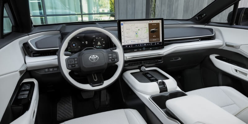 Interior of 2027 Highlander