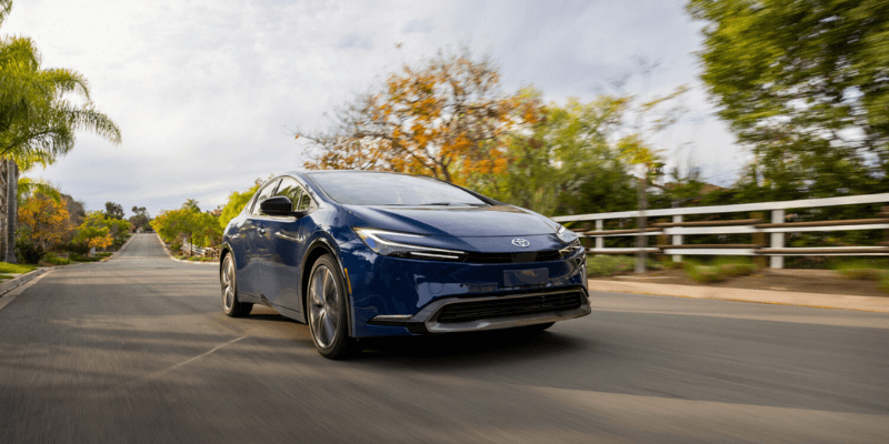 blue 2026 Toyota Prius