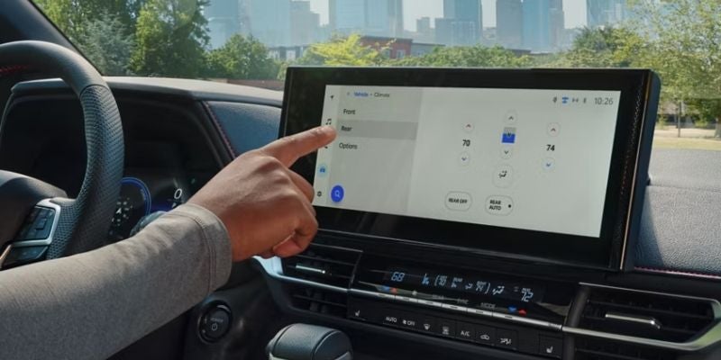 2026 Toyota Sienna touchscreen