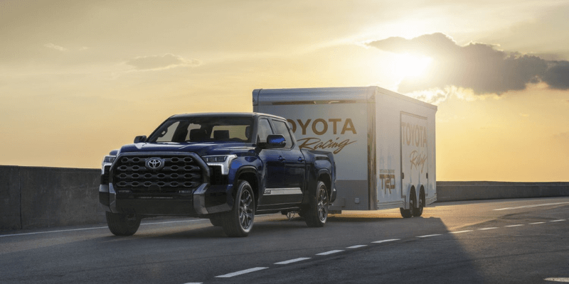 Blue 2026 Toyota Tundra