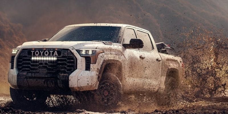 Blue 2026 Toyota Tundra